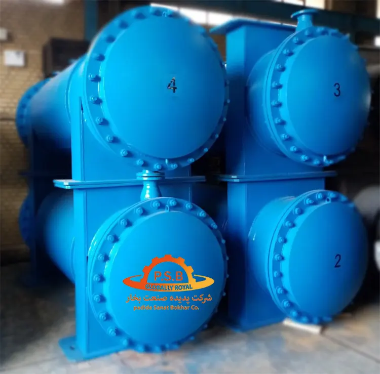 مبدل حرارتی طبقاتی شرکت پدیده صنعت بخار