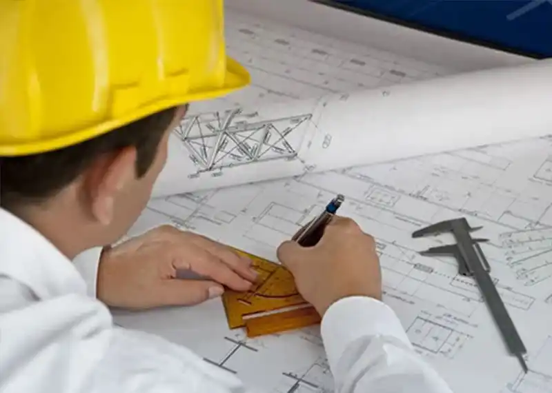 عکس مفهومی از مشاوره و مهندسی - نقشه کشی صنعتی