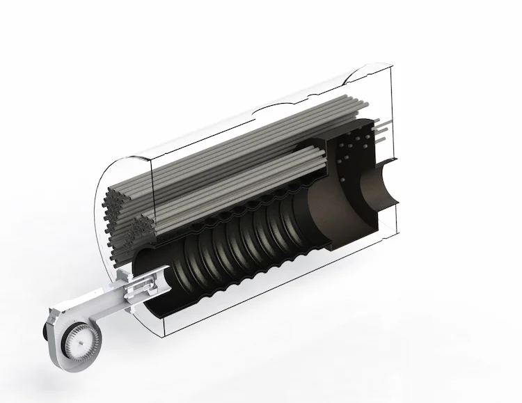 اجزای درونی دیگ بخار