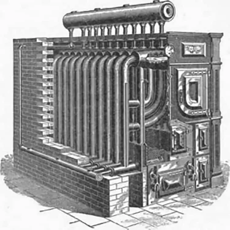 عکس از دیگ بخار pork chop boiler یا همان دیگ بخار بخش بندی کاور