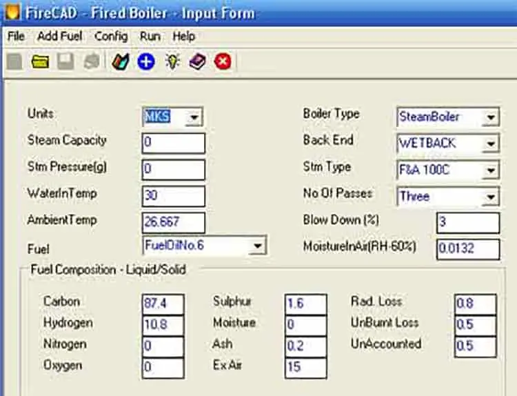 نرم افزار طراحی دیگ بخار فایر کد